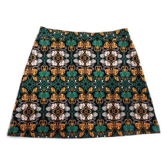 NWOT H&M Mini Skirt Black Forrest Green Size S - Picture 1 of 3